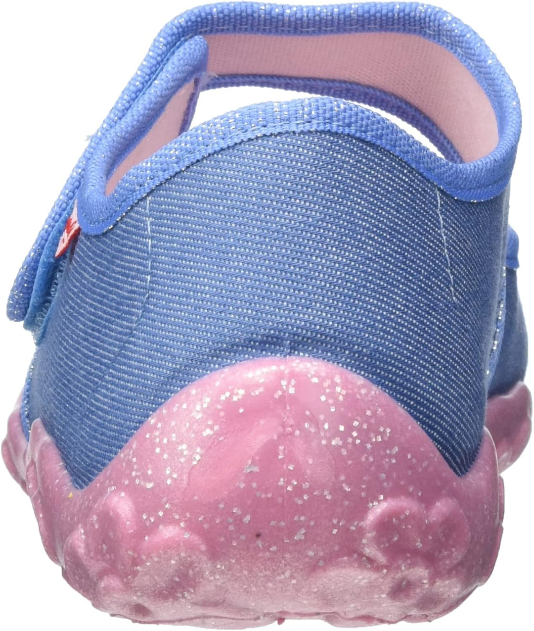 Superfit Mädchen Bonny Hausschuhe 23 EU Blau Rosa 8020, 23 EU Blau Rosa 8020