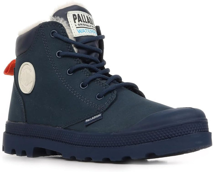 Palladium Unisex Kinder Pampa Hi Cuff WPS Oz Boots Outdoor 30 EU Marineblau, 30 EU Marineblau