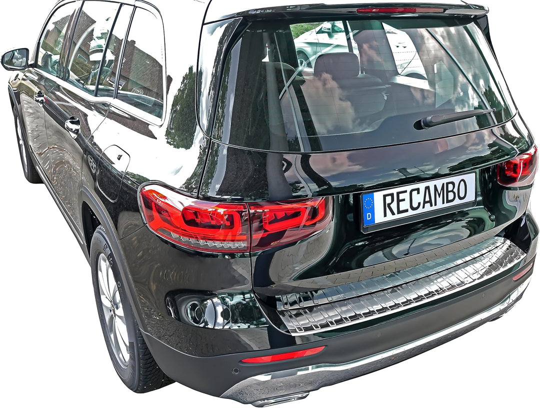 Ladekantenschutz Edelstahl CHROM kompatibel für Mercedes GLB | Typ X247 | BJ ab 2019> | premium Qual