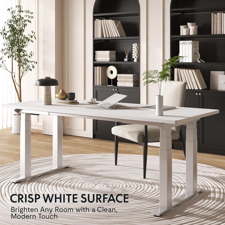 FLEXISPOT stabile Tischplatte 120x80 cm 2,5 cm stark - DIY Schreibtischplatte Bürotischplatte Spanho