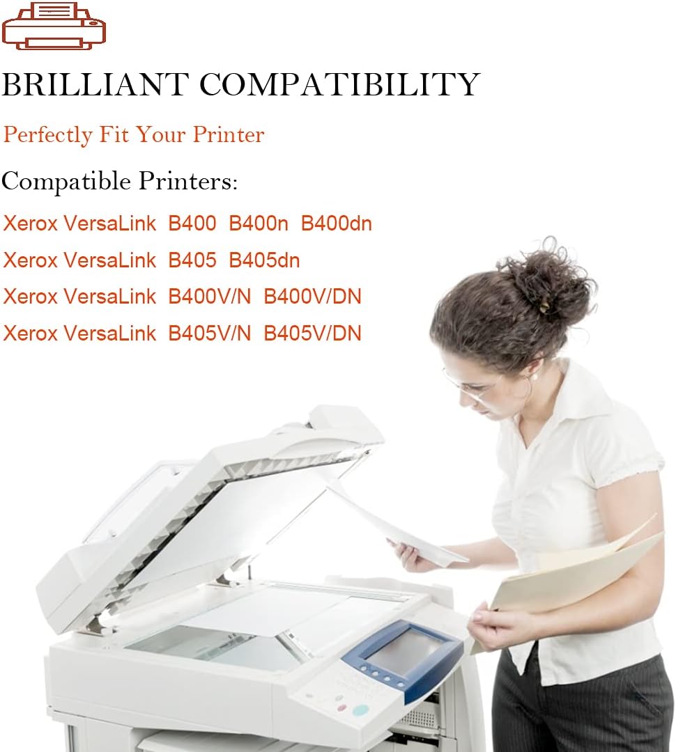 ASEKER Kompatibel Tonerkartusche für Xerox VersaLink B400 B400n B400dn B405 B405dn Drucker 106R03584