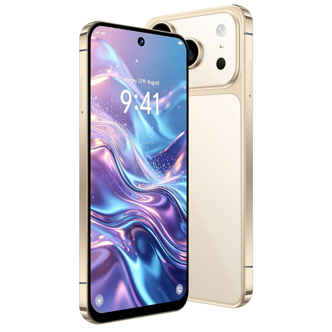 4G Dual SIM Smartphone mit 6,6 Zoll InCell HD-Bildschirm, 4GB+32GB Speicher (bis 256GB erweiterbar),