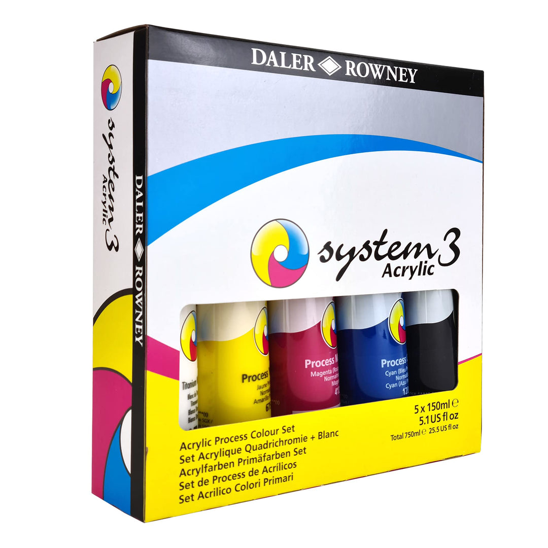 System3 Verarbeitungsset 5 x 150 ml, multi