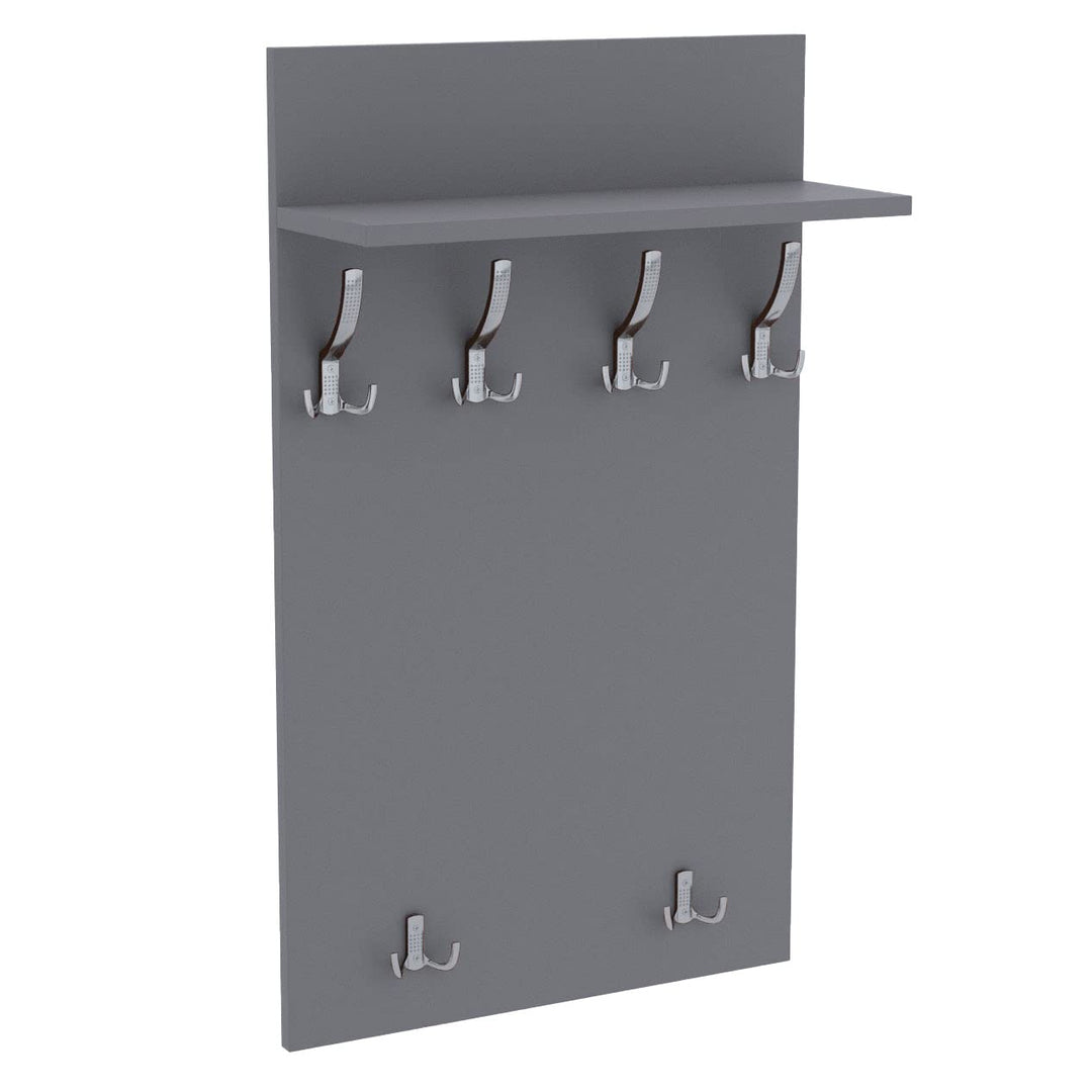 AKKE 100x60 | MAXI Garderobenpaneel Wandgarderobe Garderobe Wandpaneel Kleiderstange CHROM | LIGHT G