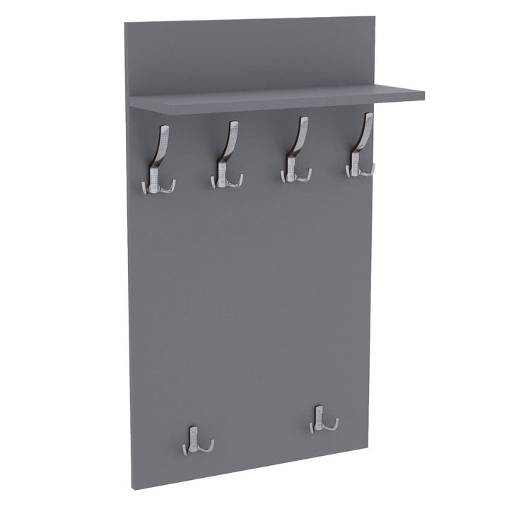 AKKE 100x60 | MAXI Garderobenpaneel Wandgarderobe Garderobe Wandpaneel Kleiderstange CHROM | LIGHT G