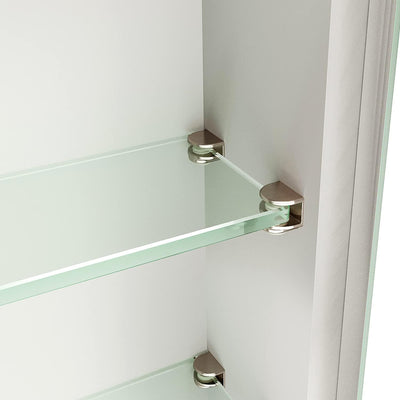 AQUABATOS Spiegelschrank Bad mit Beleuchtung 65x60 cm Badezimmerschrank LED Spiegel Schrank Aluminiu