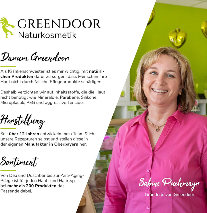 GREENDOOR Bartpflege-Set Basic BIO Bartöl 50ml und Natur Bartseife 200ml, vegan, Bartpflegeöl, Bart-