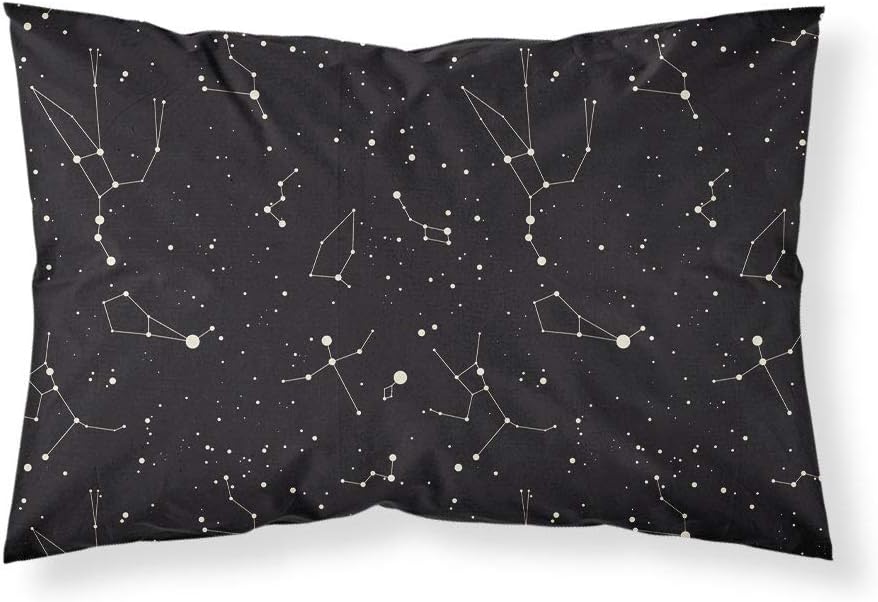 Loussiesd Galaxis Konstellation Gedruckt Bettw?sche Set 135x200cm Universum Planeten Bettbezug Set W