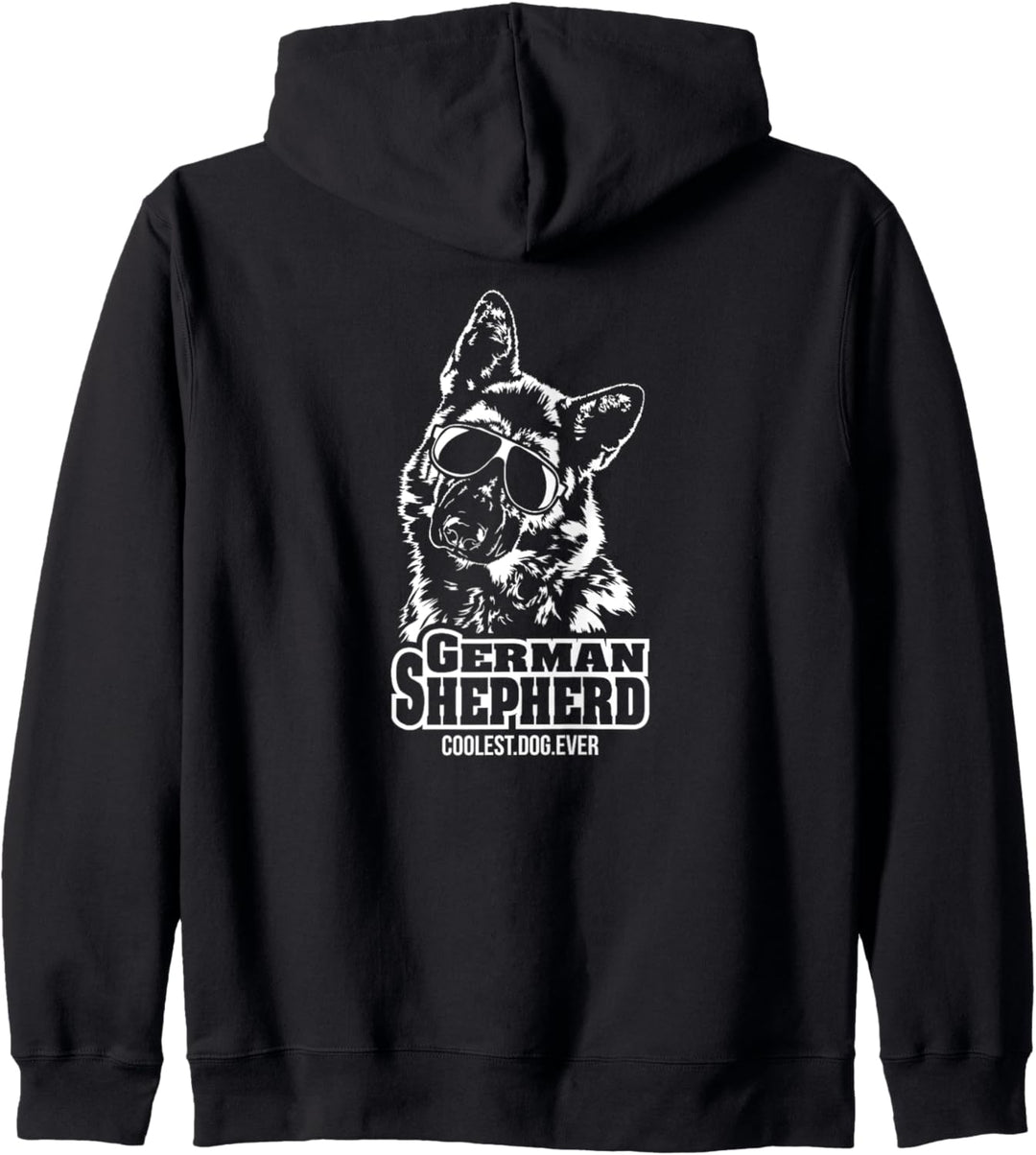 Lustiger German Shepherd coolest dog ever Hundespruch Kapuzenjacke