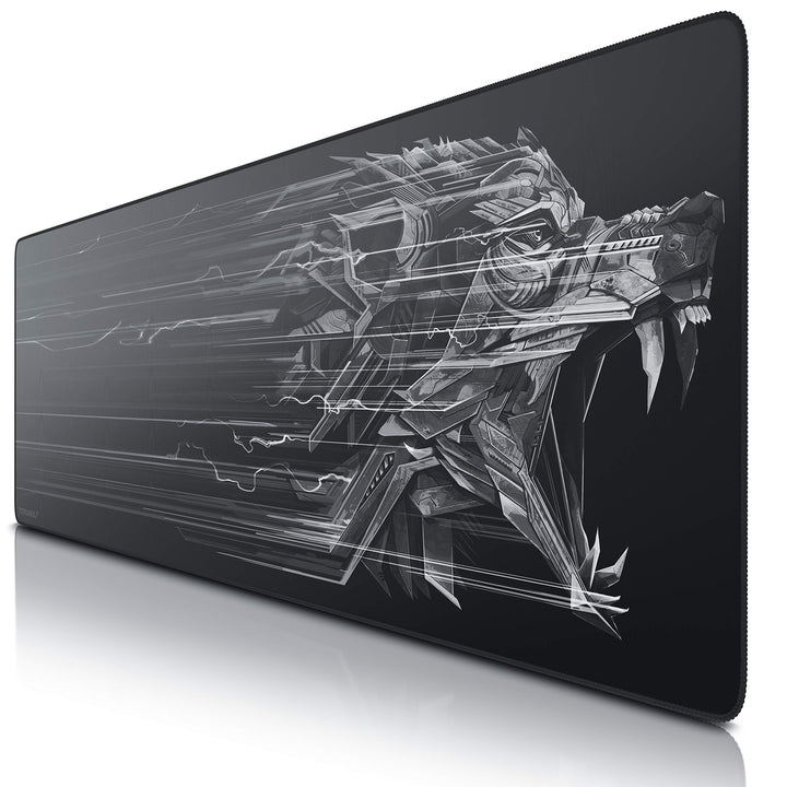 TITANWOLF - Übergrösse Mauspad Gaming Titanwolf 1200x400mm - XXXL Mousepad gross mit Motiv - Tischun