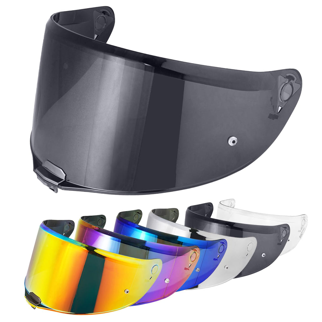 VCOROS Motorradhelm Visier,Helmvisier für LS2 FF811/vector 2/Citation II,Motorrad Windschutz Helm Ob