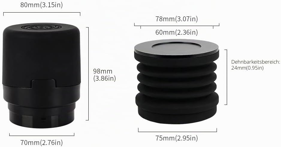 watchget Kaffeemühle Einzeldosierung Trichter Kompatibel mit Baratza Encore Kaffeemühle Silikonbalg