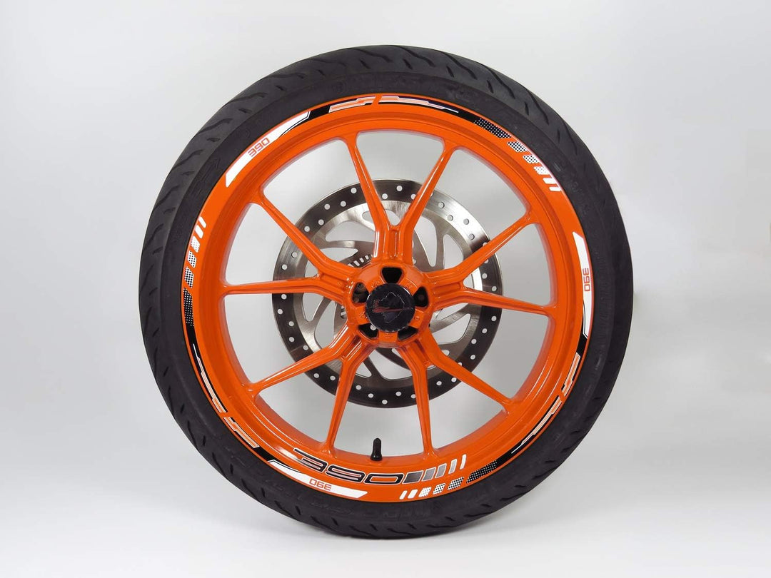 Felgenrand Aufkleber Felgenbett kompatibel mit KTM 390 Duke 710046