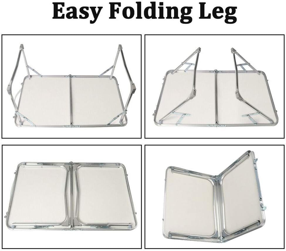 60 x 40 cm Tisch für Laptop, Picknicktisch, Klapptisch, Lesetisch, Couchtisch, Betttisch, Kaffeetisc