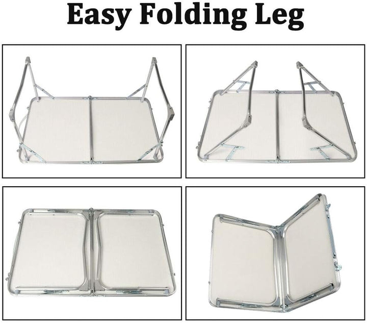 60 x 40 cm Tisch für Laptop, Picknicktisch, Klapptisch, Lesetisch, Couchtisch, Betttisch, Kaffeetisc