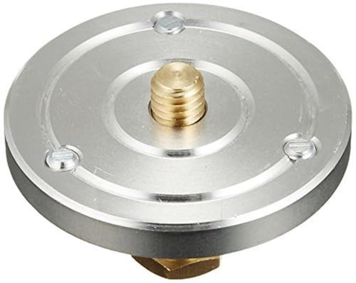 Manfrotto Adapterplatte 208 Hex auf 3/8 Zoll Single, Single
