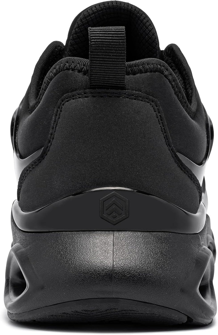 LARNMERN Sicherheitsschuhe Herren Arbeitsschuhe Bequem Stahlkappe Arbeitsturnschuhe Dämpfung Leicht