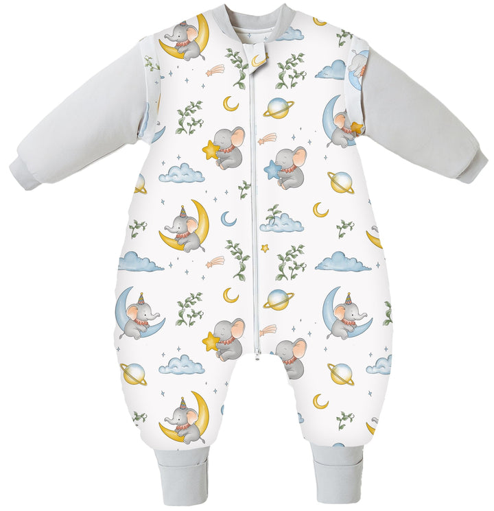 Chilsuessy Baby Winterschlafsack Schlafsack mit Füssen Warm Kinder Ganzjahres Winter Schlafsack Schl