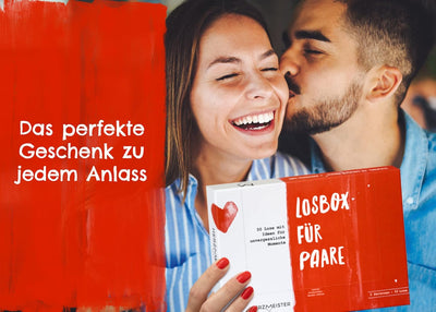 Losbox für Paare - Das Geschenk für unvergessliche Momente - 50 Lose mit Ideen für Spiel, Spass & vi