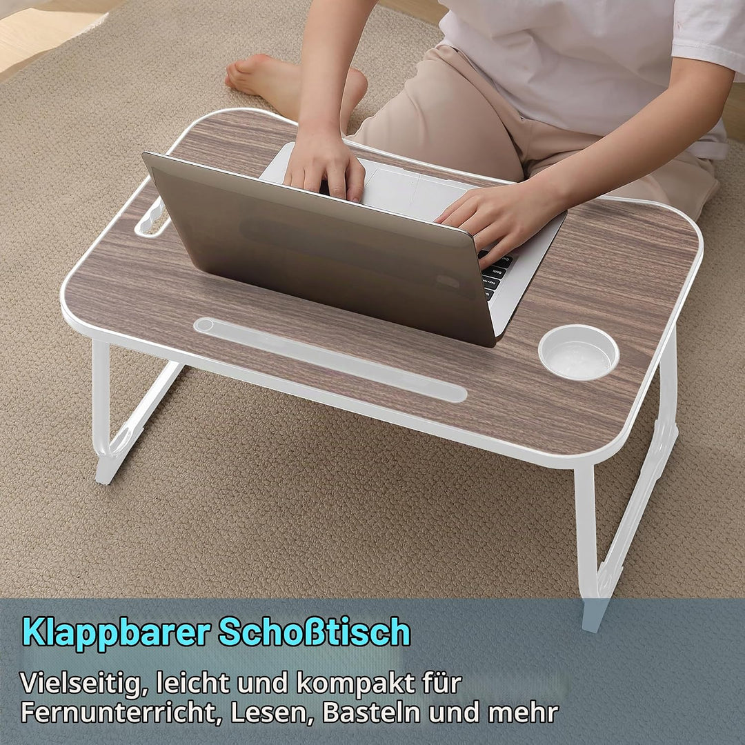Laptop Betttisch, zum Lesen, Schreiben, Frühstückstisch im Bett, auf dem Sofa und in Haus und Büro (