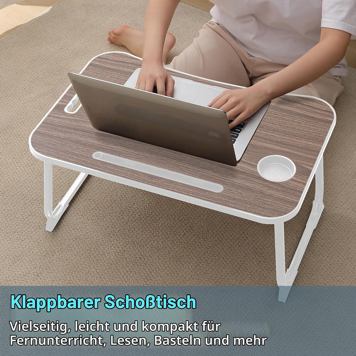 Laptop Betttisch, zum Lesen, Schreiben, Frühstückstisch im Bett, auf dem Sofa und in Haus und Büro (