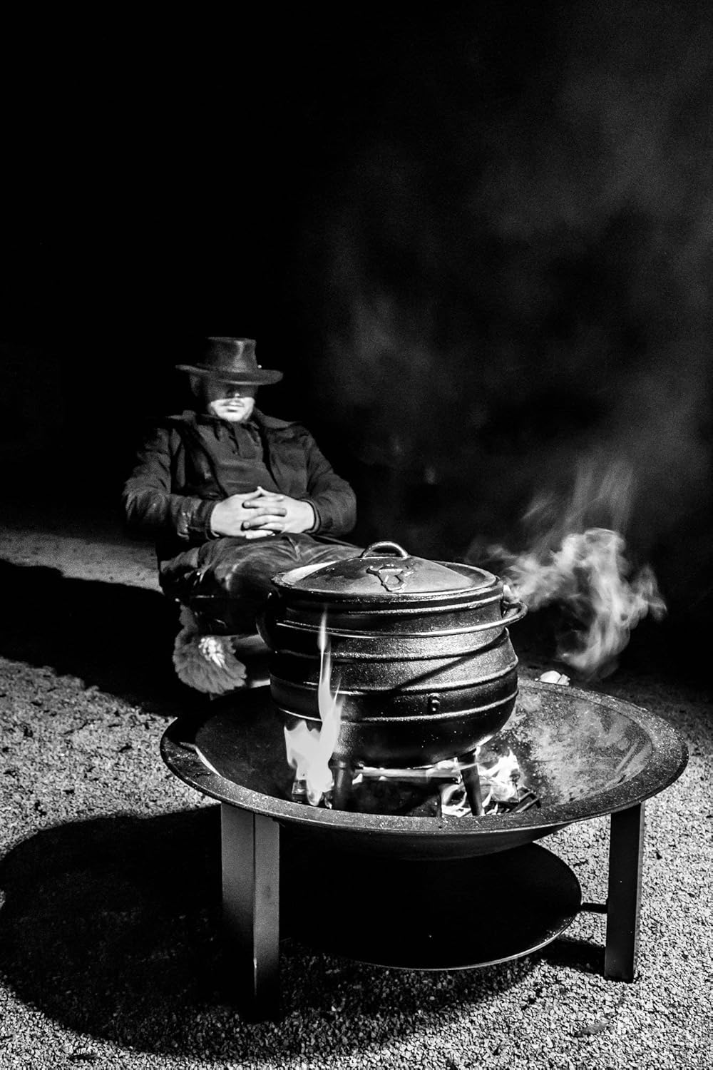 BBQ-Toro Potjie | Gusseisen Hexenkessel Potjie #6, ca. 14 Liter | Guss Kochtopf mit Füssen | Südafri