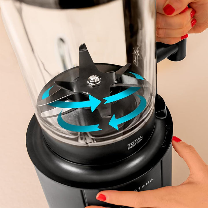 Cecotec Standmixer Grand Katana 2700MAX Total Destroy Screen B. Maximale Leistung 2700W, Digitales D