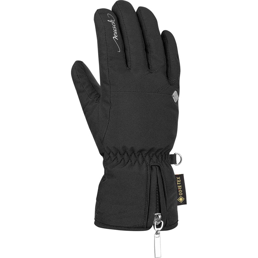 Reusch Damen Selina GTX Handschuhe 6.5 black / silver, 6.5 black / silver