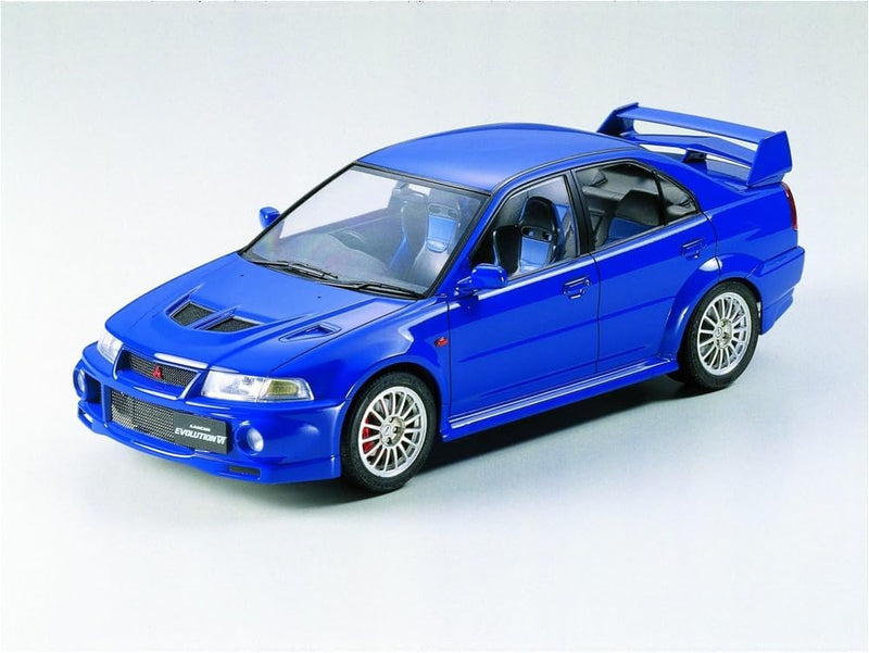 Tamiya 300024213 - 1:24 Mitsubishi Lancer Evolution VI, Blau