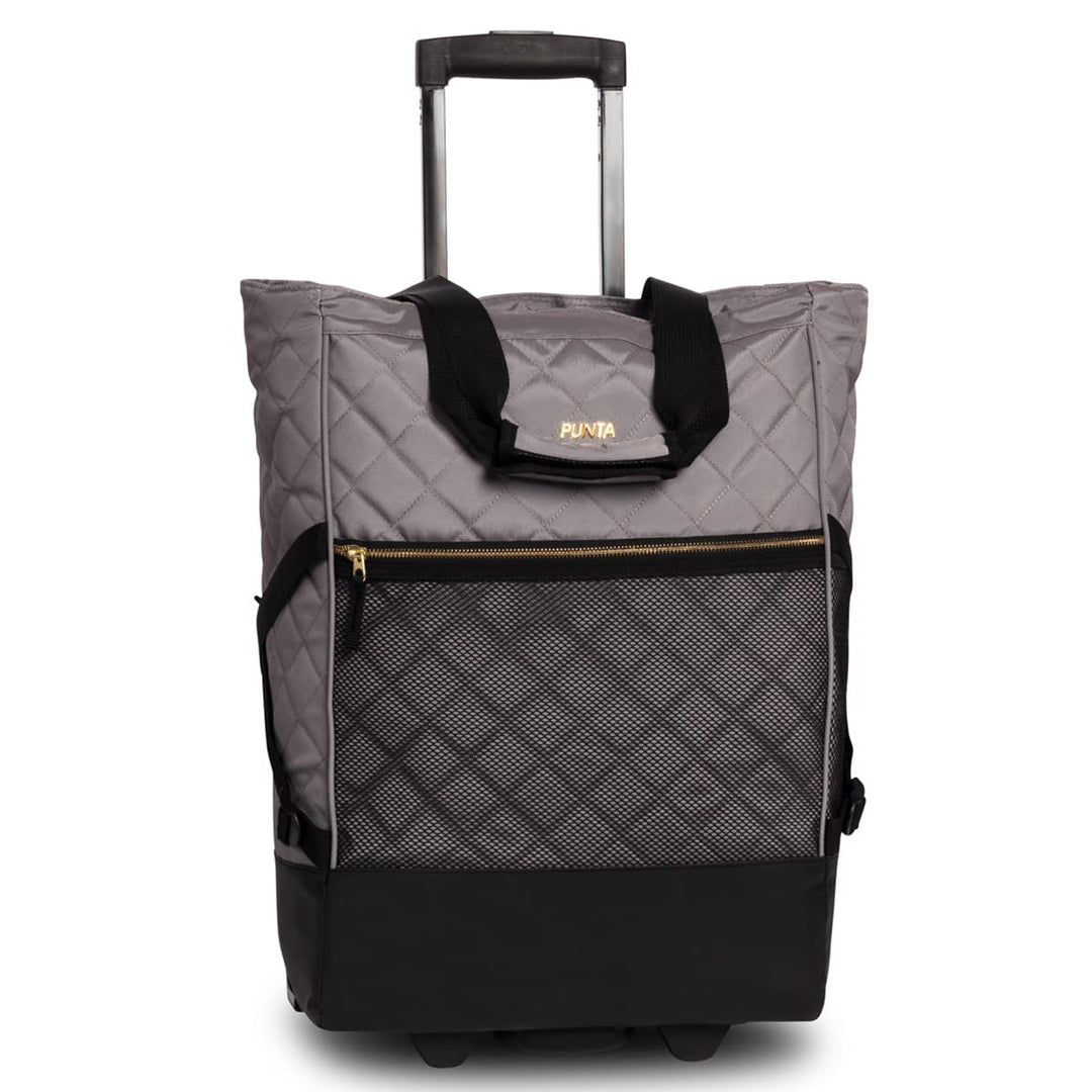 Punta Wheel Classy Einkaufstrolley Einkaufsroller Einkaufswagen Shooping Trolley 10422, Farbe:Zement