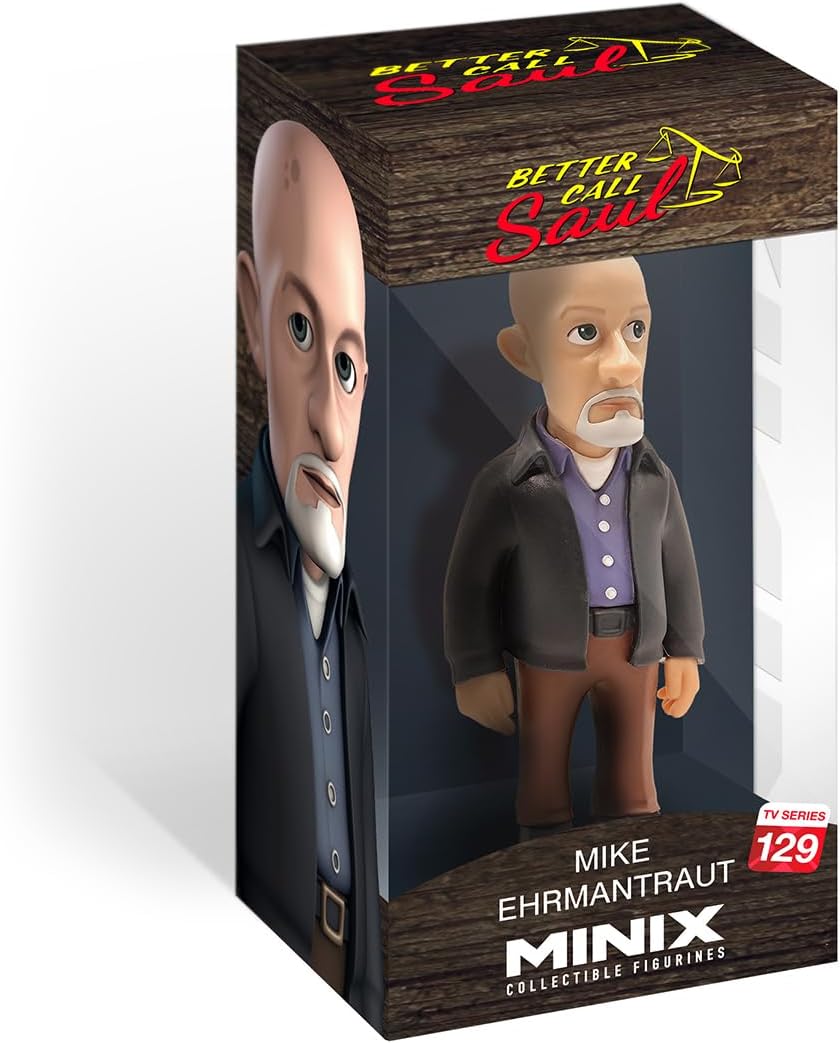MINIX Mike Figur, Better Call Saul, Sammlerstücke 12 cm, Geschenkidee für Kinder und Erwachsene, Fan