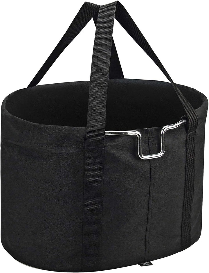 KlickFix Fahrradkorb Shopper, Schwarz, 29 x 38 x 25cm, 0300S Bundle mit Caddy Adapter, Bundle mit Ca