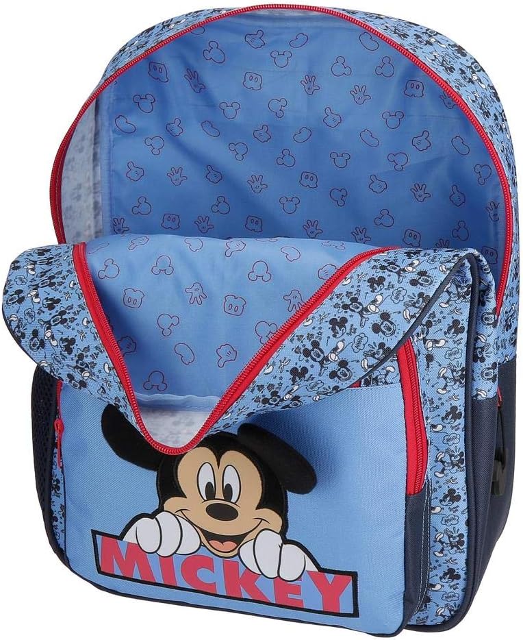 Disney Mickey Moods An Trolley anpassbarer Rucksack Rot 30x38x12 cms Polyester 13.68L Adaptable Ruck