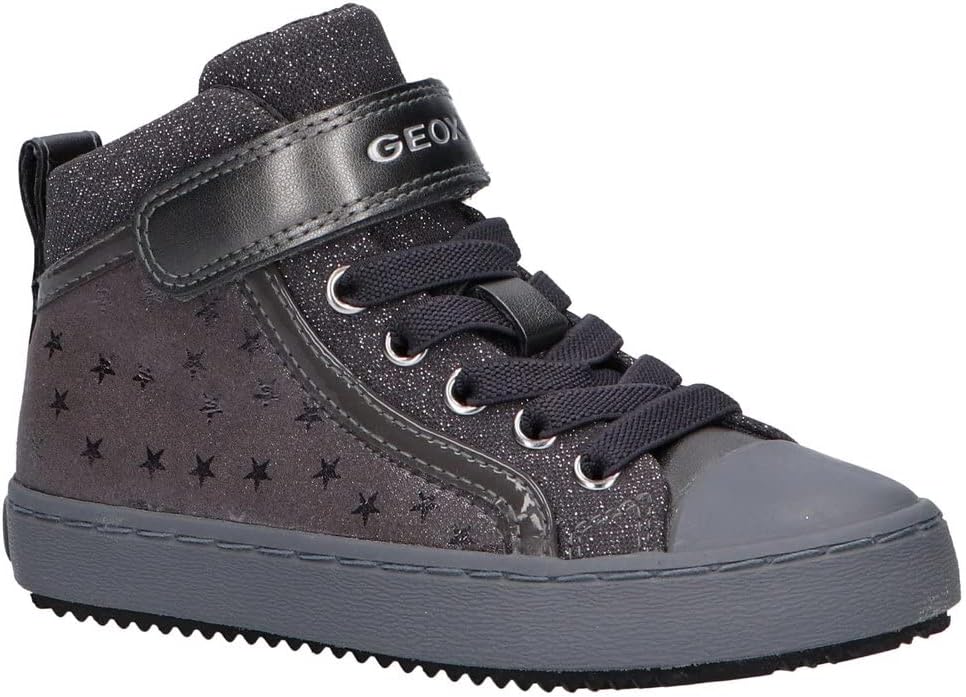 Geox Mädchen J Kalispera Girl I Sneakers 33 EU Grau, 33 EU Grau