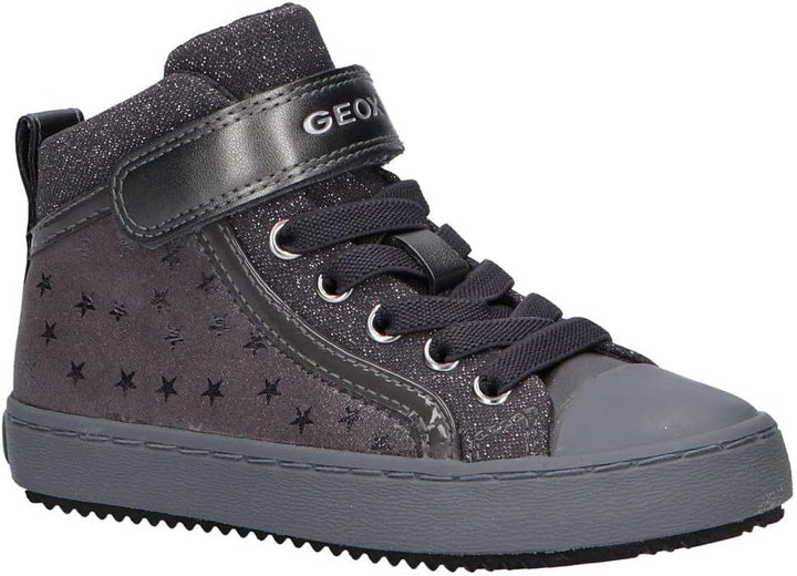Geox Mädchen J Kalispera Girl I Sneakers 33 EU Grau, 33 EU Grau