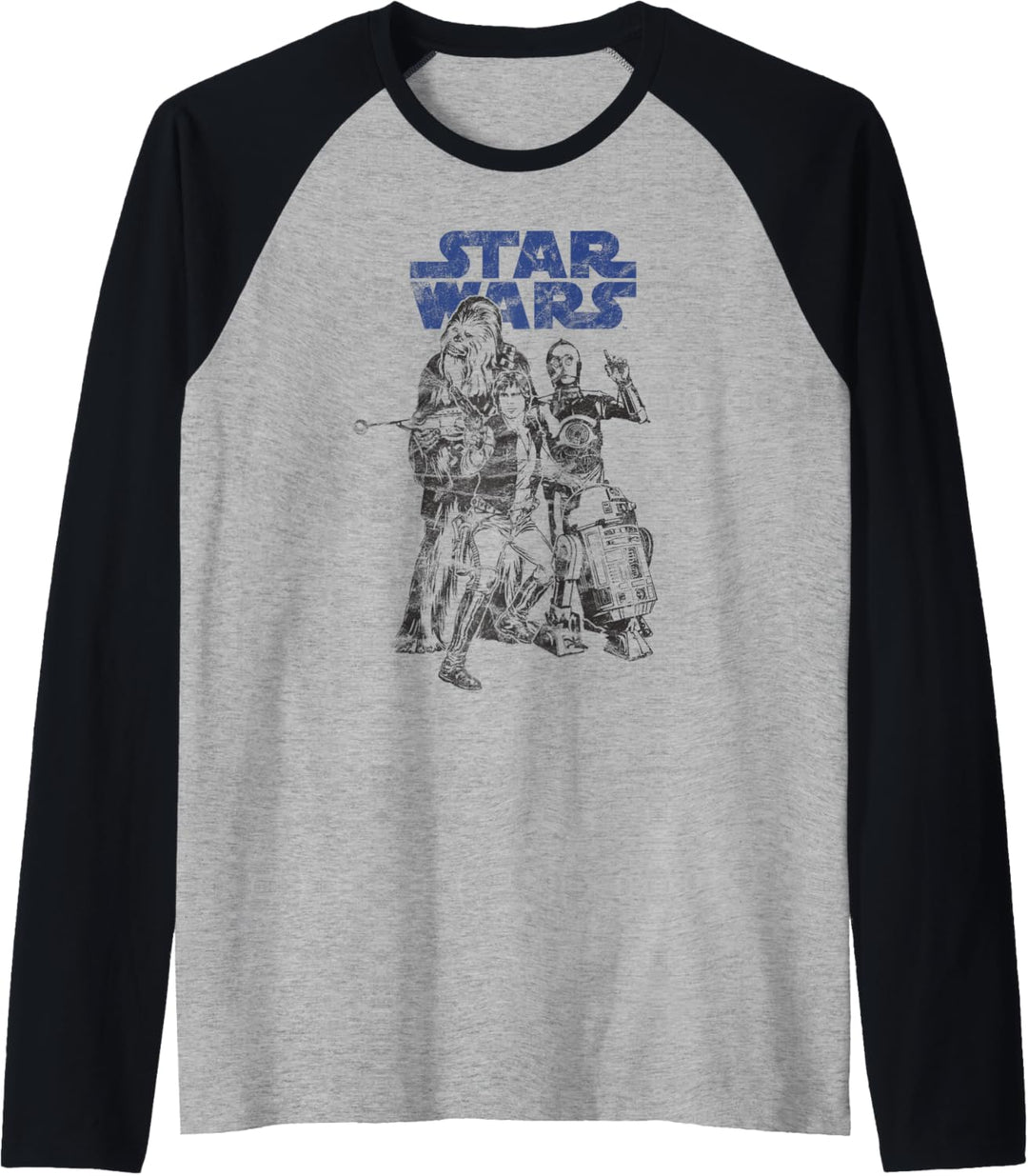 Star Wars Falcon Crew Blue Raglan
