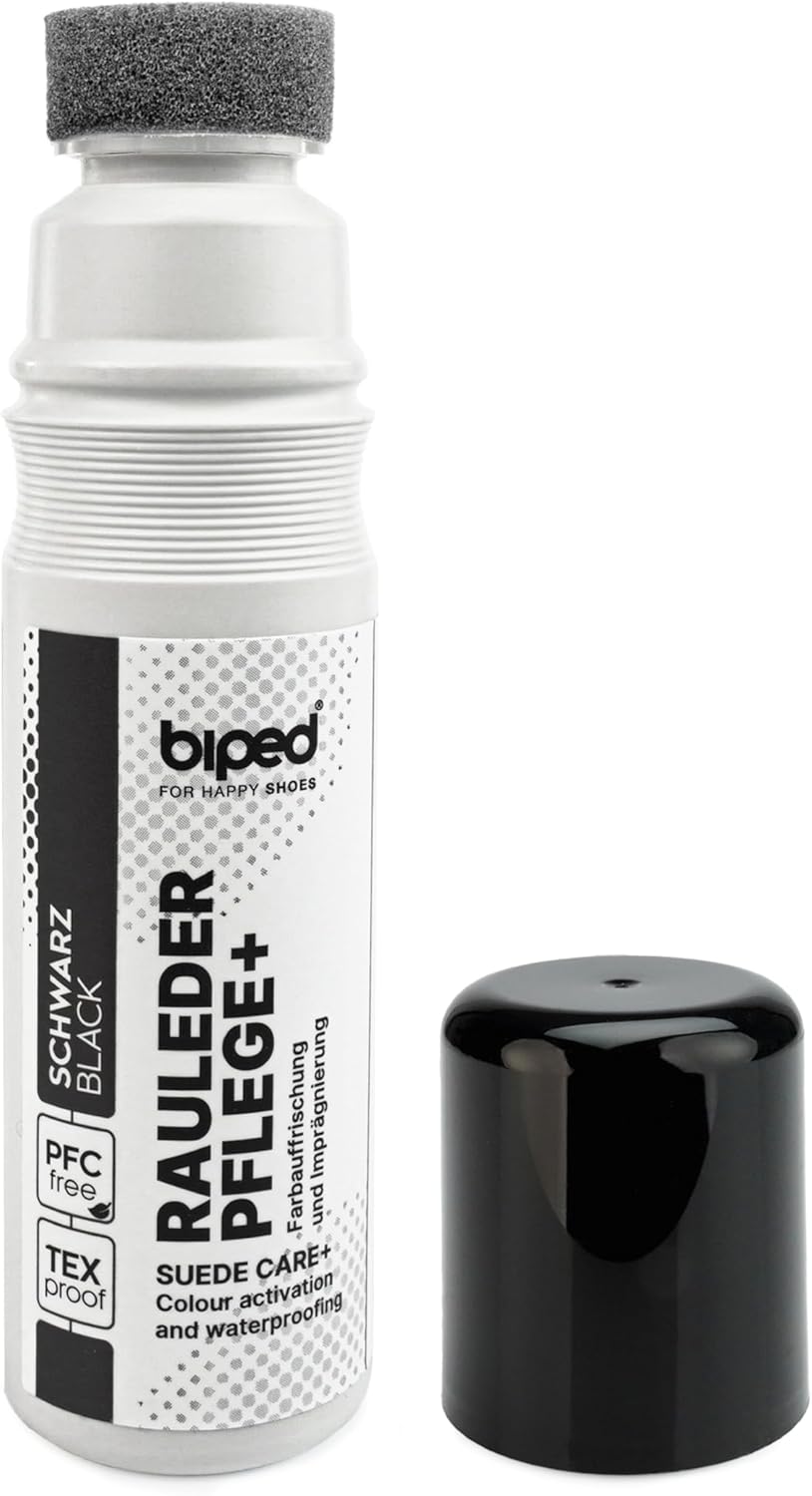 biped Schuhpflege Set für Rauleder - mit Schuhbürsten und 2 Veloursleder Pflege Sticks z2311