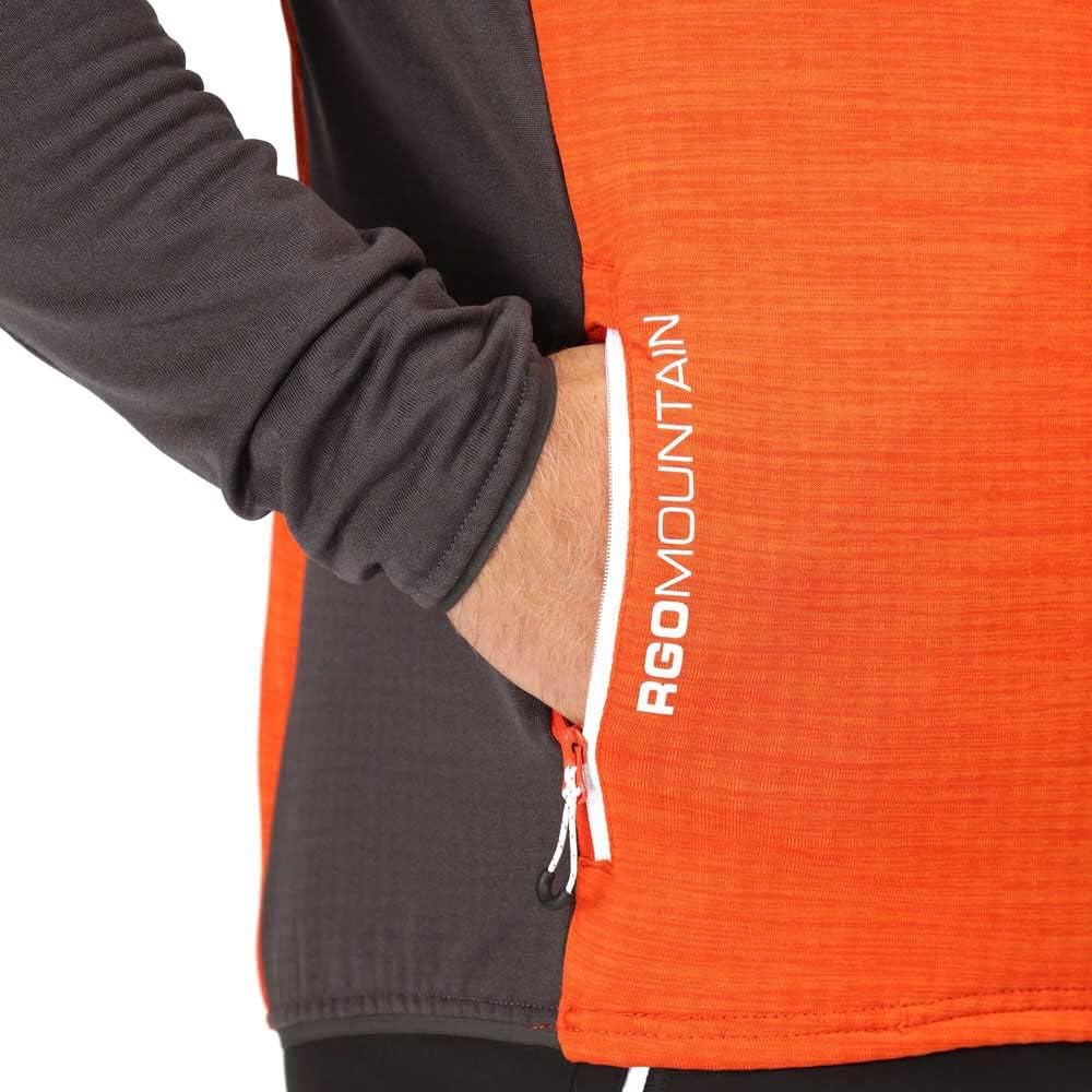 Regatta Hepley Fleecejacke für Herren leicht und dünn XXL Orange, XXL Orange