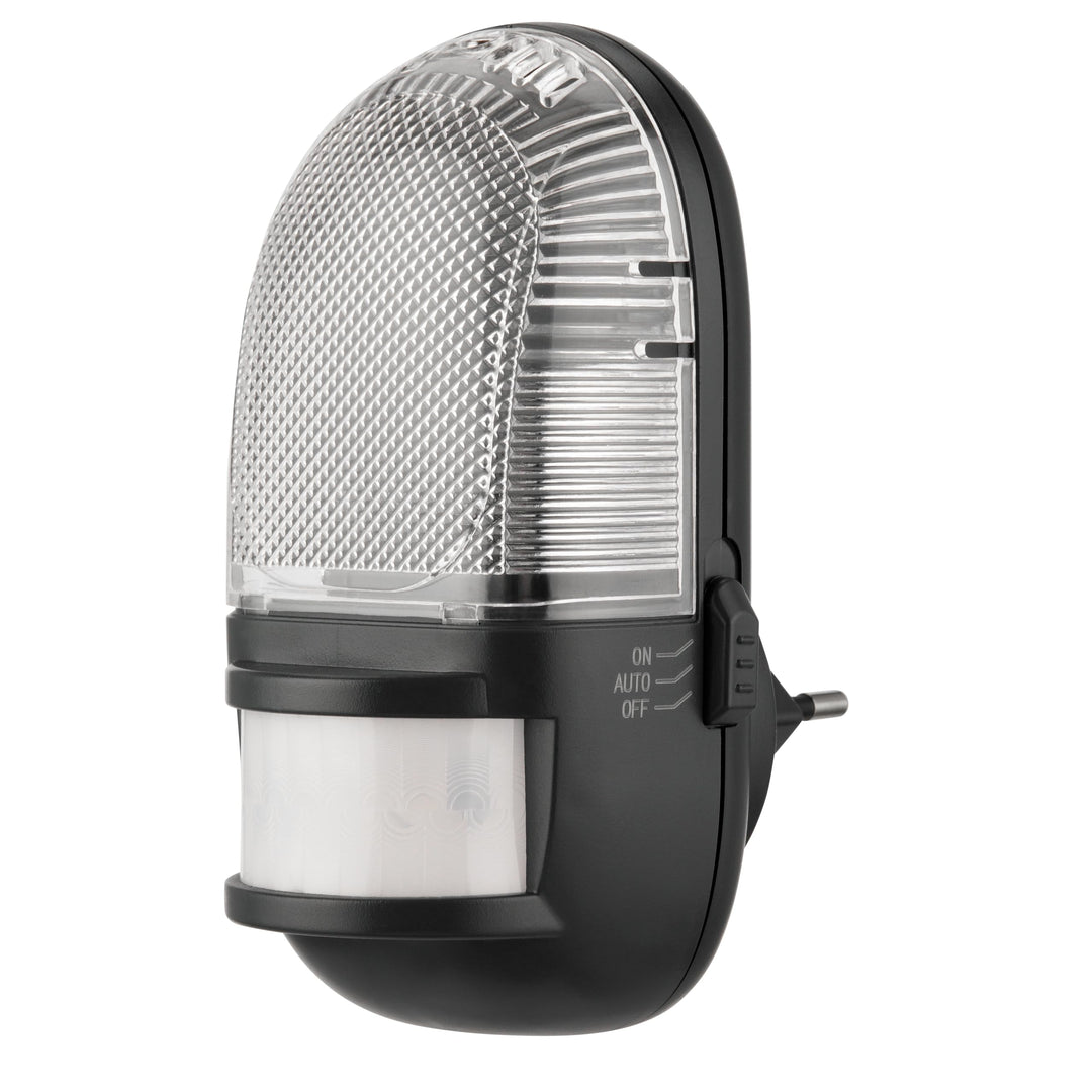 REV Nachtlicht - Steckdosenlampe mit Bewegungsmelder, Erfassungsbereich 110° bis zu 5m, LED Nachtlic