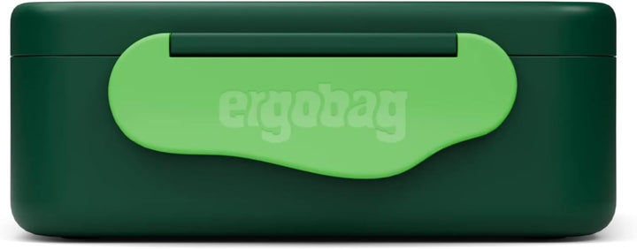 ergobag Brotdose mit Trennfach, BPA-frei, Spülmaschinenfest Dinosaurier - Grün Dinosaurier - Grün On