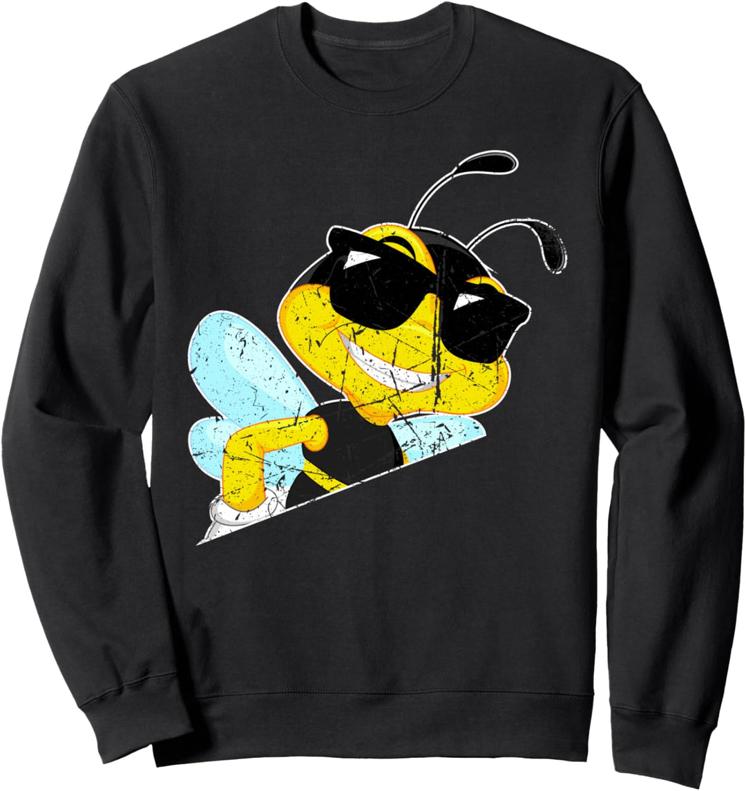 Imker Biene Sonnenbrille Bienenzüchter 70er 80er 90er Sweatshirt