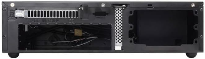 SilverStone SST-ML05B - Milo Mini-ITX kompaktes HTPC Desktop Gehäuse, schwarz