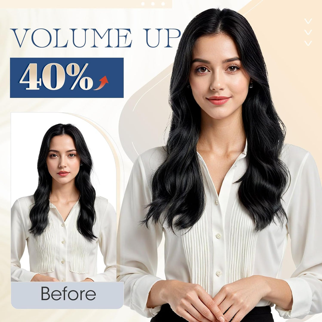 Elailite U-Tip Echthaar Bonding Extensions Keratin Haarverlängerung Haar Glatt #1 Schwarz 100 Strähn