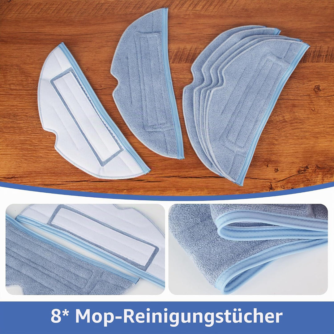 8 Stück Wischtücher für Roborock S8/S7/S7 MaxV Ultra/S7 MaxV Plus/S7 MaxV/S7 Max Ultra/S7 Pro Ultra/