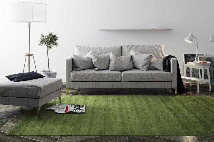 RugVista, Handloom, Teppich, Mittelflor, ∅ 150 cm, Rund, Wolle, Flur, Schlafzimmer, Küche, Wohnzimme