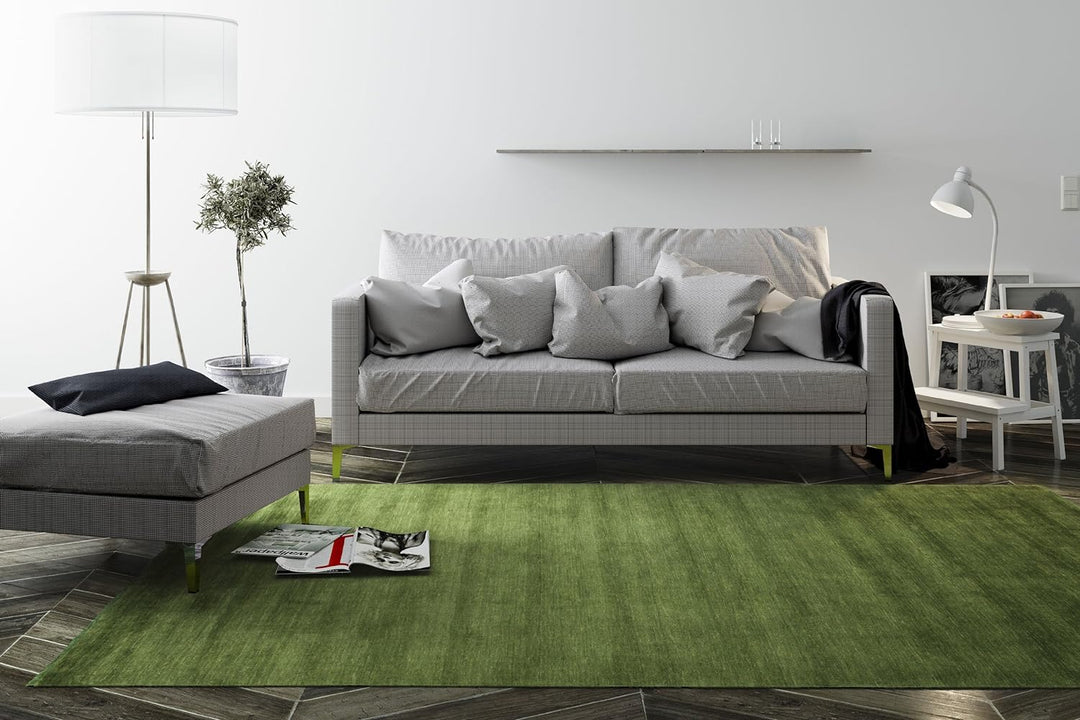 RugVista, Handloom, Teppich, Mittelflor, ∅ 200 cm, Rund, Wolle, Flur, Schlafzimmer, Küche, Wohnzimme