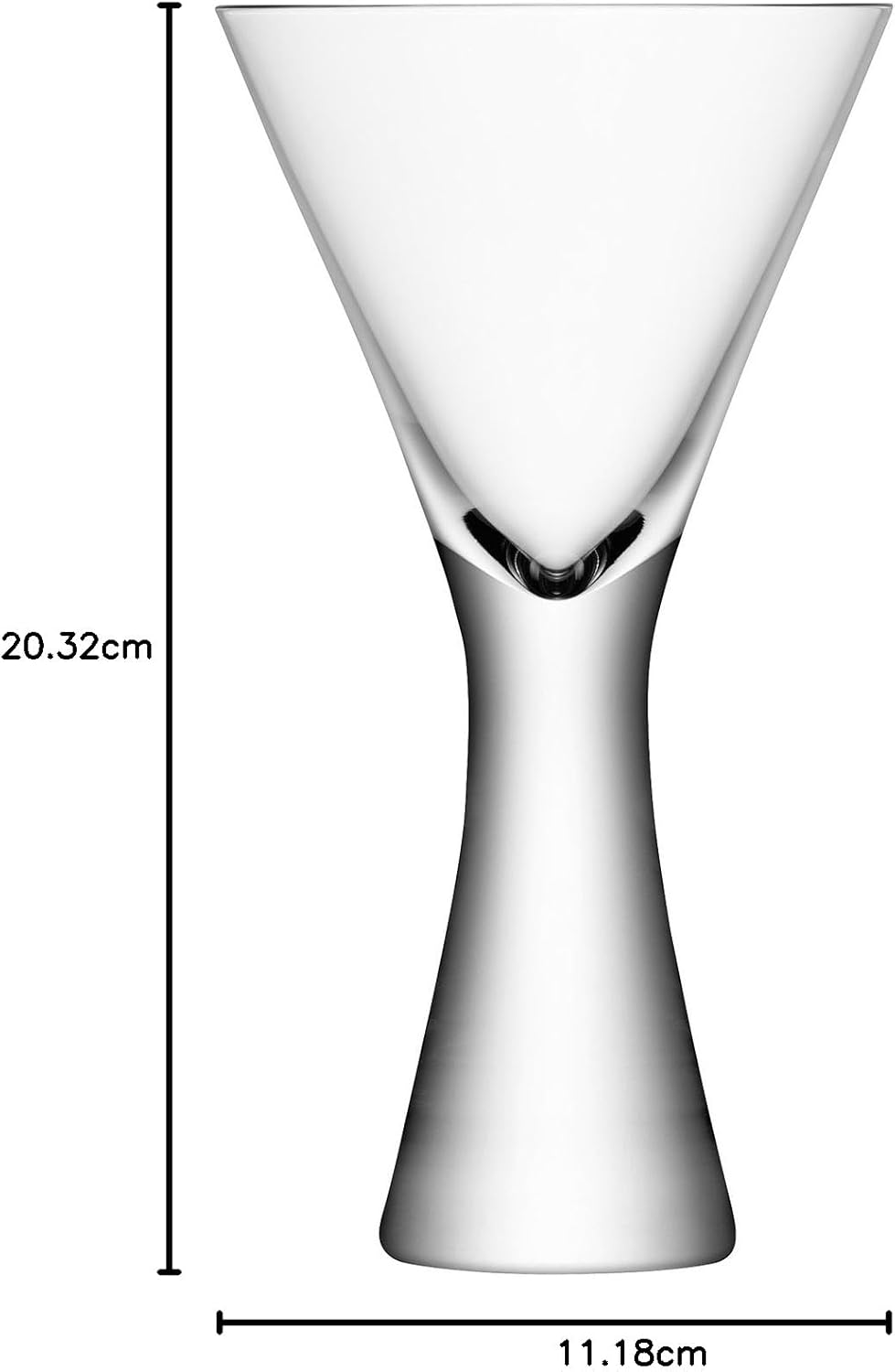 LSA Moya Weinglas 395ml Klar x 2 Weinglas, 395 ml, Set mit 2 Stück, Weinglas, 395 ml, Set mit 2 Stüc