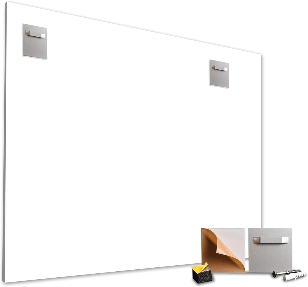 wandmotiv24 Totenkopf Wandbild aus Acrylglas, Grösse 80x60cm, Querformat, Schädel im Grunge Style, S