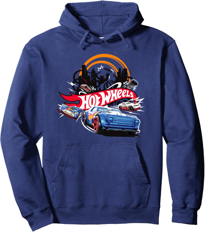 T-Shirt Hot Wheels für Kinder, offiziell, Stadt Pullover Hoodie