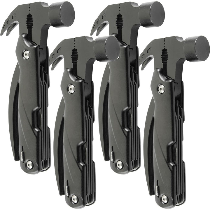 Semptec Urban Survival Technology Multitool mit Säge: 4er-Set 12in1-Multitool-Mini-Hammer, Camping-Z